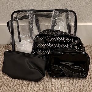 4 piece Brand New Travel makeup case